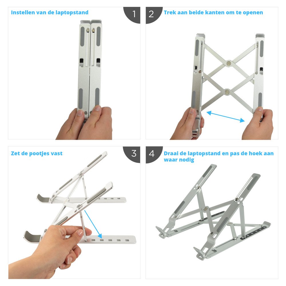 Opvouwbaar Laptop Standaard Aluminium
