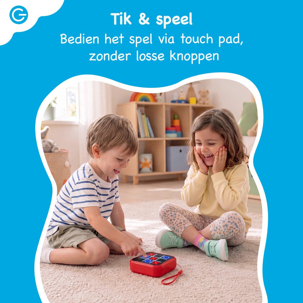 Boter Kaas en Eieren Spel - Blauw