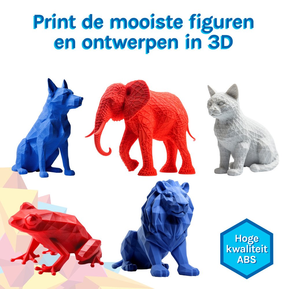 ABS PRO Filament - 1,75 mm - 1 kg - Zwart