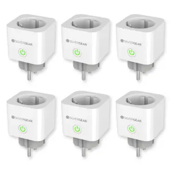 Slimme Stekker Wi-Fi met Verbruiksmeter 16A - 6 stuks