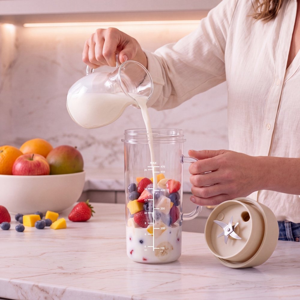 Portable Blender - Beige - 450 ml