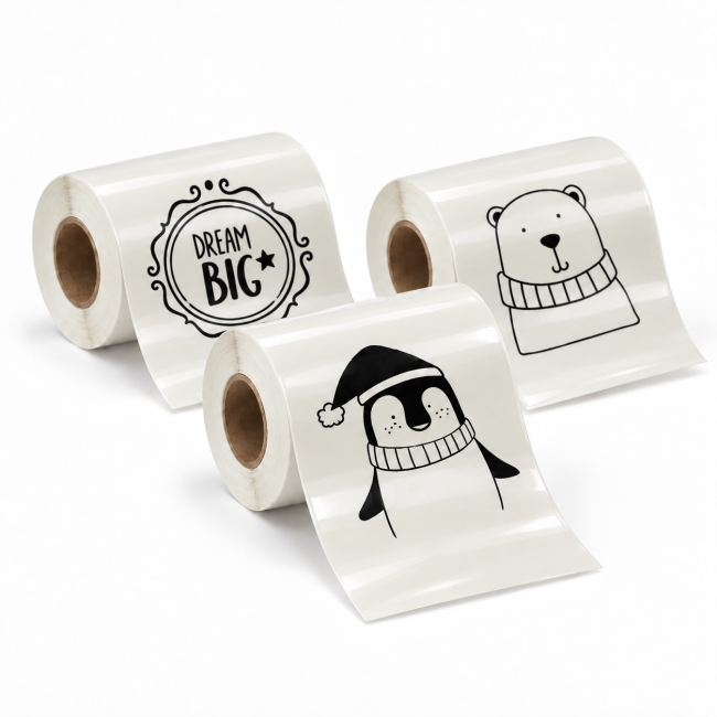 Navullingen voor de Mini Pocket Printer - Transparant Stickerpapier