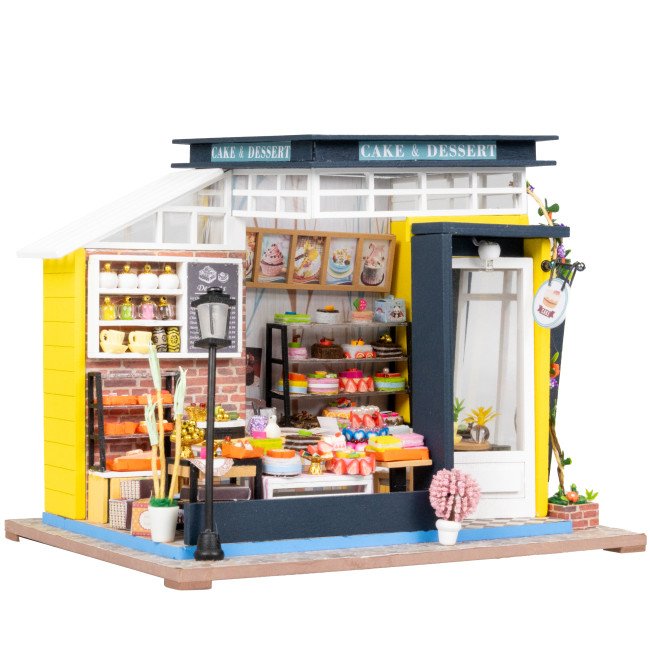 Miniatuurhuis Bouwpakket Medium - Taartenwinkel 'Cake & Dessert'