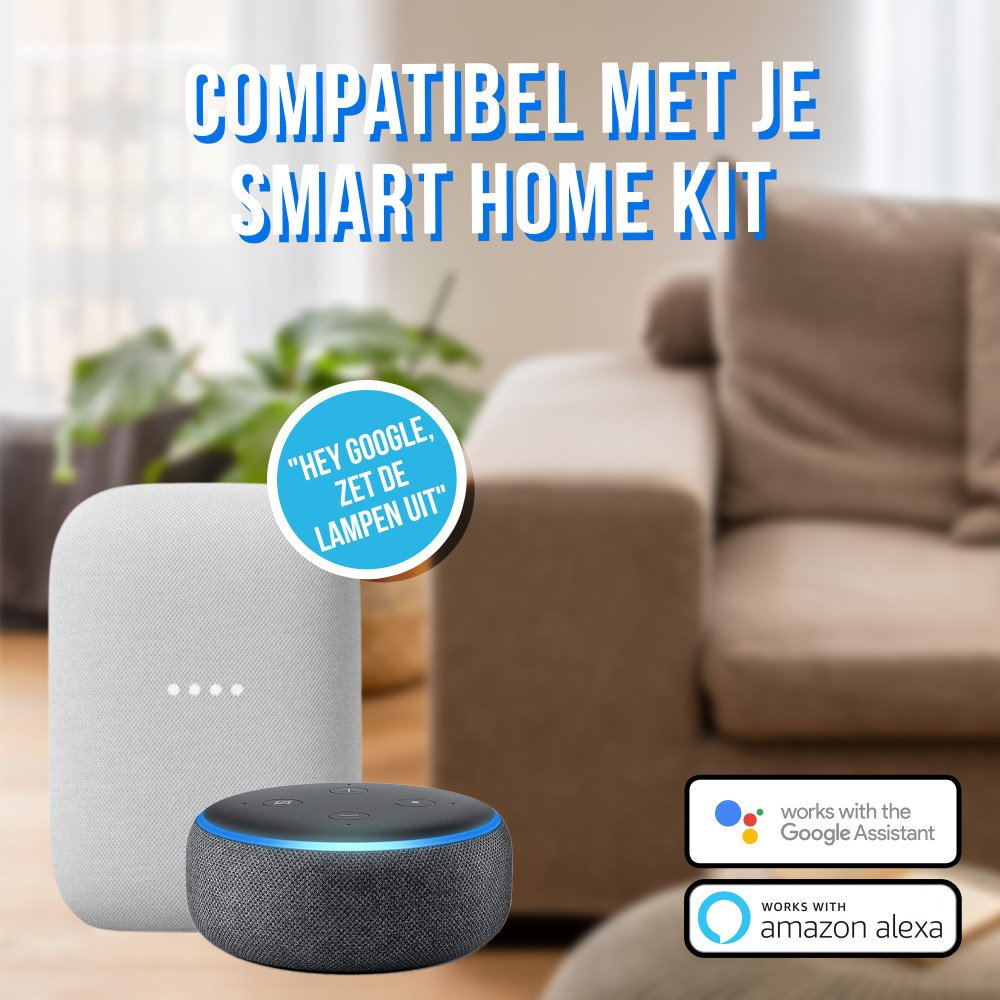 Slimme Stekker Wi-Fi met Verbruiksmeter 16A - 3 stuks