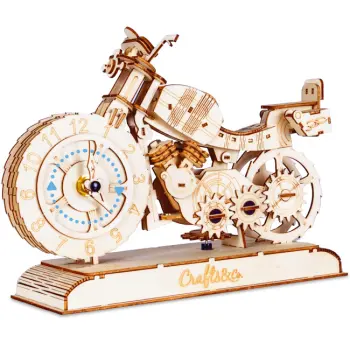 Houten Bouwpakket - Motor Klok