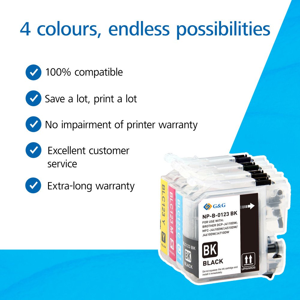 G&G Epson ecotank T66 Ink - 4-pack
