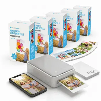 Mobiele Fotoprinter - Combideal met 110 Fotovellen