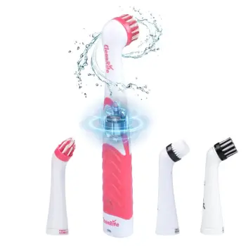 Multi Scrubber - Combideal met Opzetborstels - Roze
