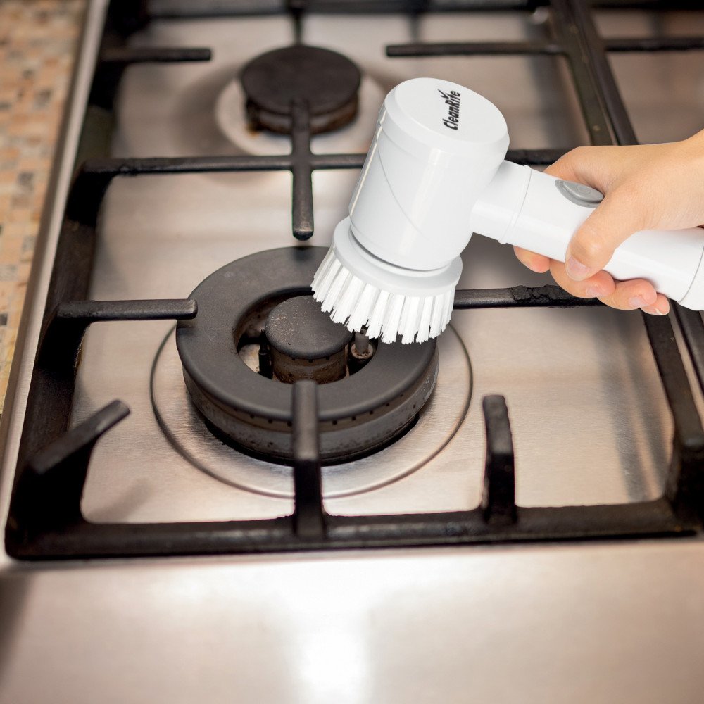 Schrob Borstelkop voor Elektrische Reinigingsborstel - Wit