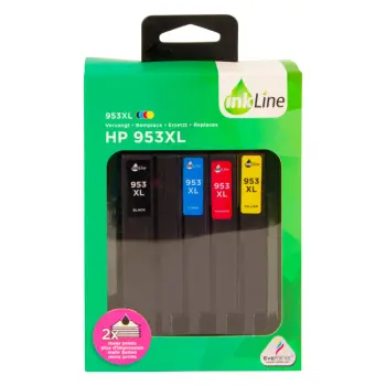 Inkline HP 953XL Inktcartridges - 4-pack