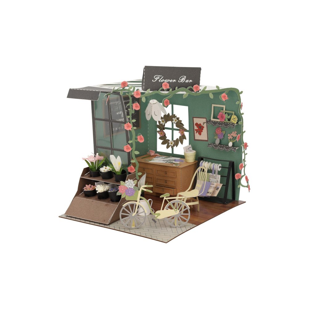 Miniatuur Bouwpakket Papier - Bloemenbar
