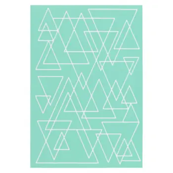 Zeefdruk Stencil - Geografische Print