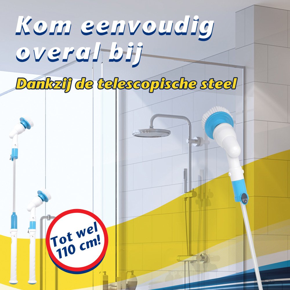 Turbo Scrubber Elektrische Schoonmaakborstel