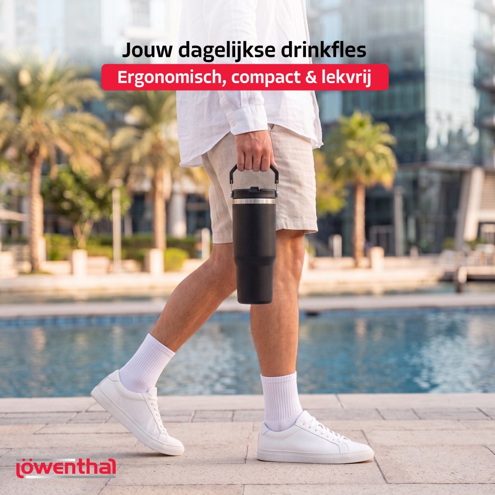 Thermosfles - Zwart - 800 ml