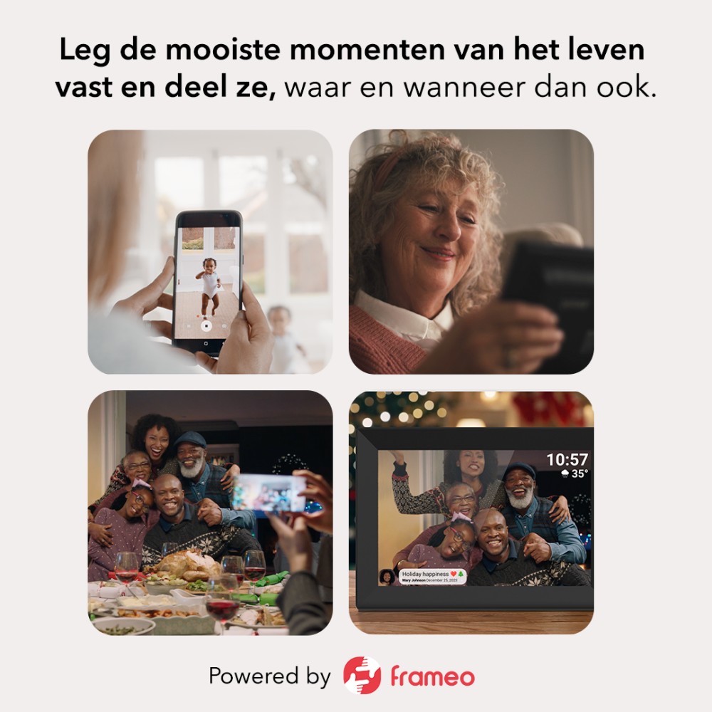 Digitale Fotolijst met WiFi - 10.1 inch
