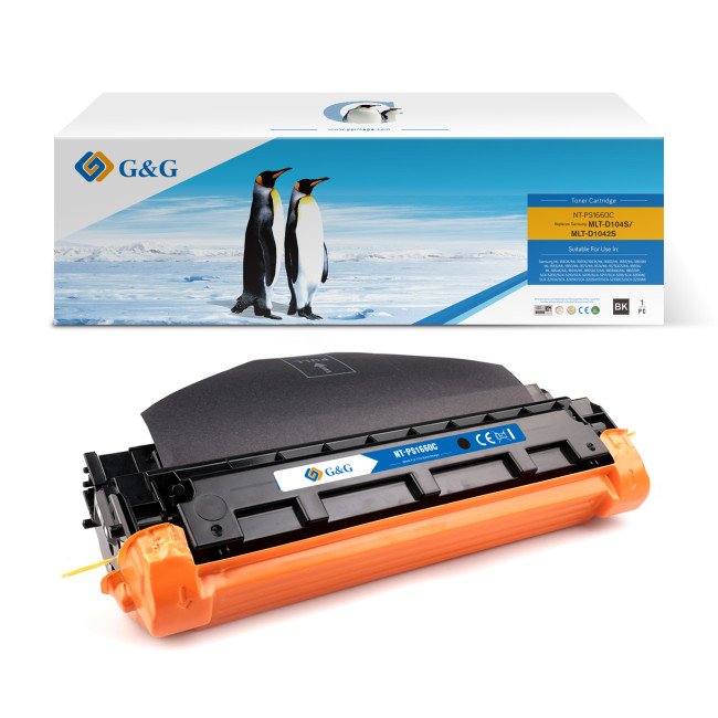 G&G Samsung 1042 Inktcartridge Zwart