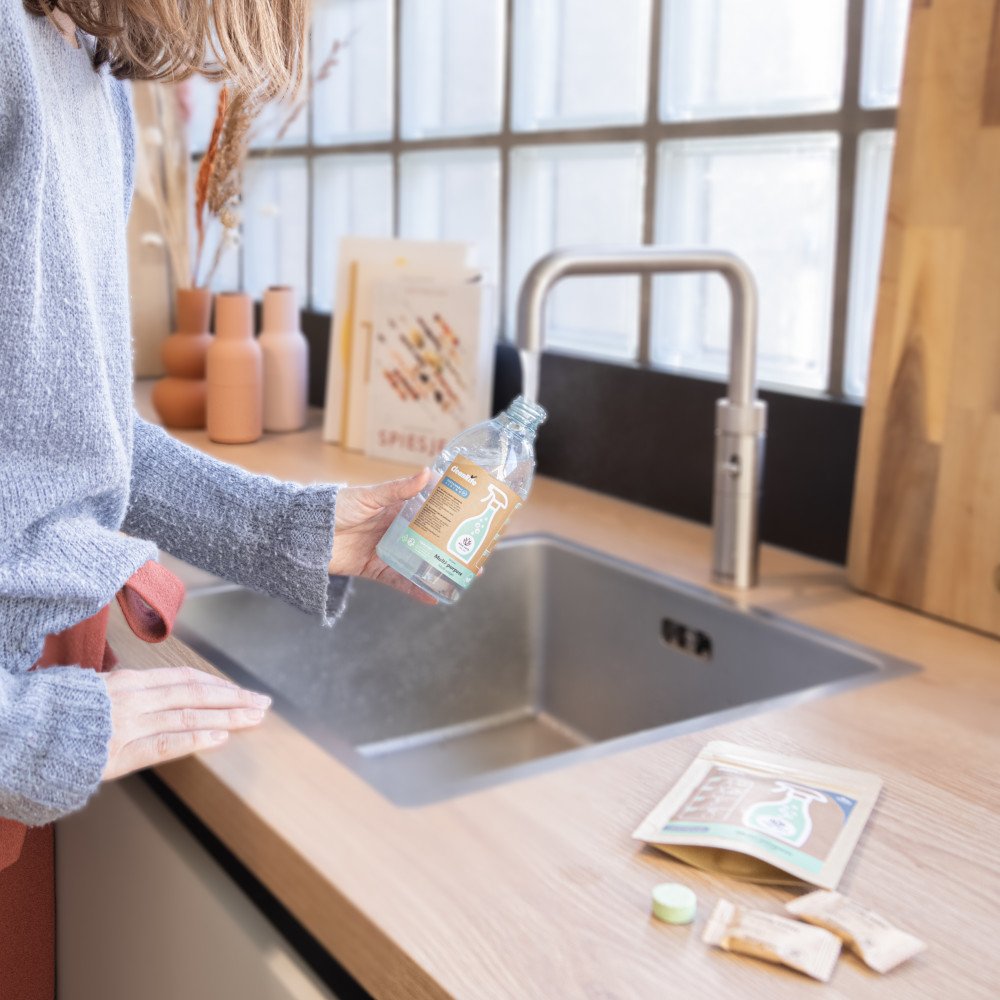 Gerecyclede PET Fles voor Cleaning Tabs - 1 Schoonmaakfles