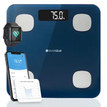 Slimme Bluetooth Weegschaal - Middernacht Blauw