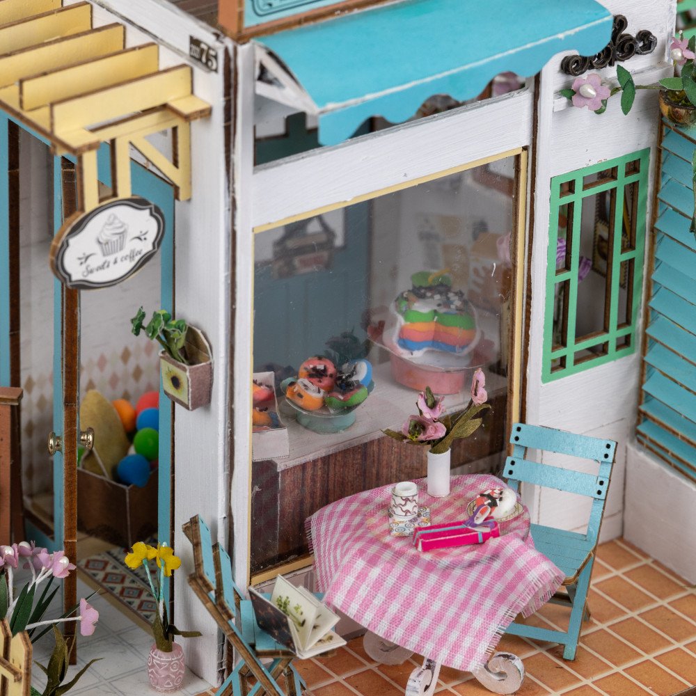 Miniatuurhuis Bouwpakket Medium - Sweet Cafe