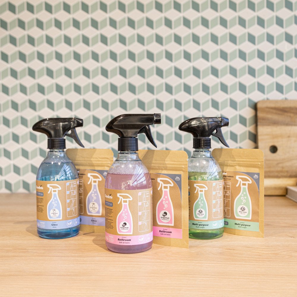 Cleaning Tablets Starterkit - Badkamer, Allesreiniger en Glas