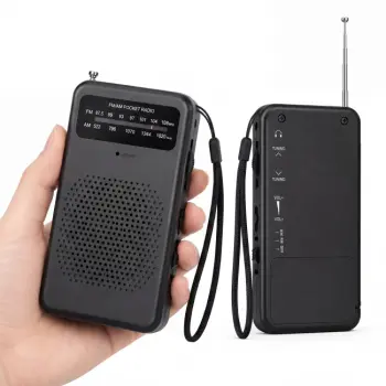 Draagbare FM Radio - Zwart