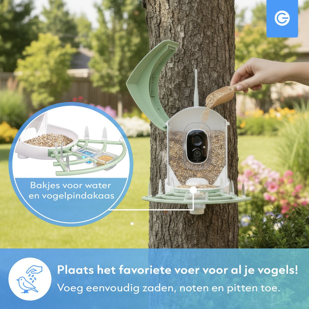 Slim Vogelvoederhuisje met Camera