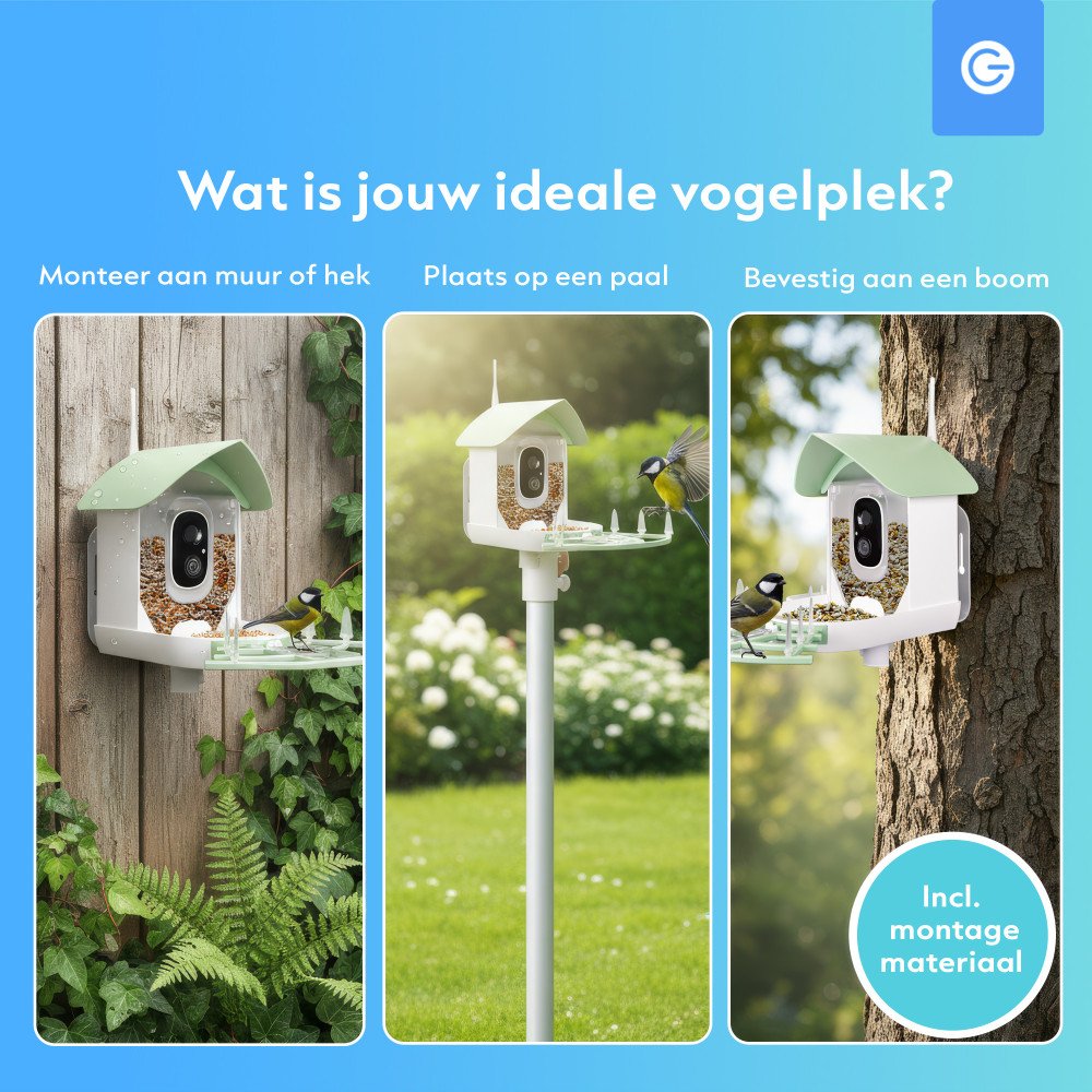 Slim Vogelvoederhuisje met Camera