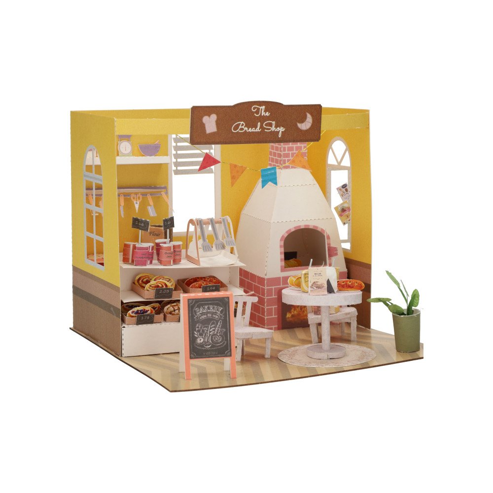 Miniatuur Bouwpakket Papier - Broodwinkel