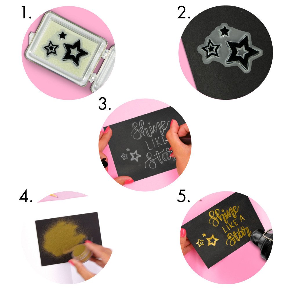 Heat Embossing Stempelkit