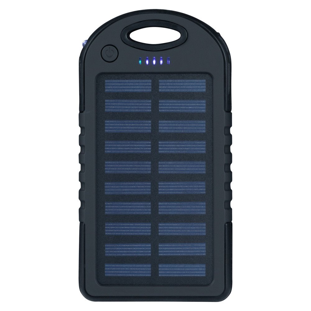 Solar Powerbank - Zwart