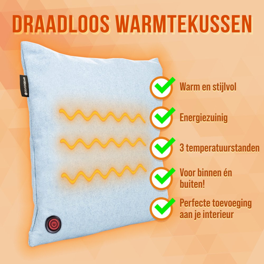 Draadloos Warmtekussen - Combideal 2x Turquoise