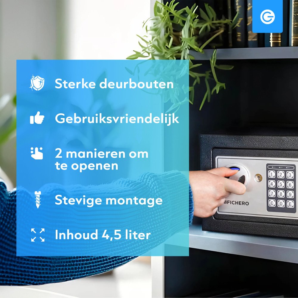 Fichero Digitale kluis - Zwart