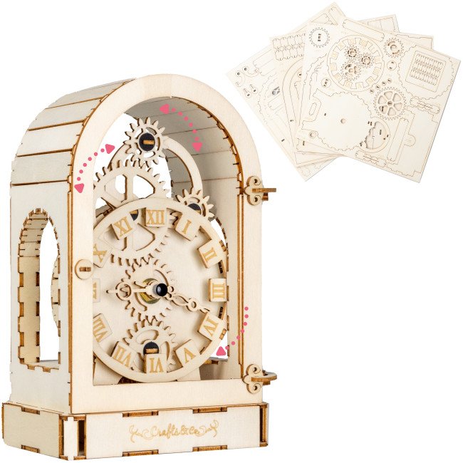 Houten Bouwpakket - Vintage Klok
