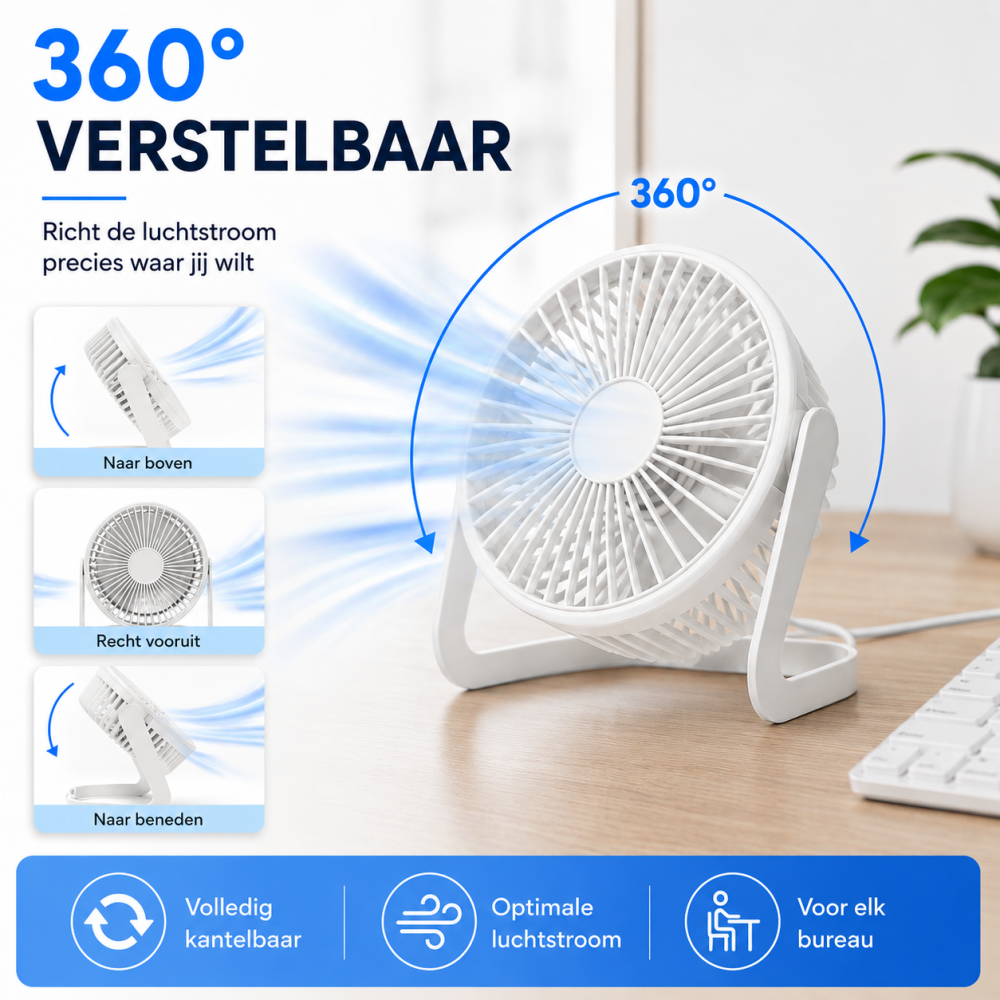 Bureau Ventilator - Wit