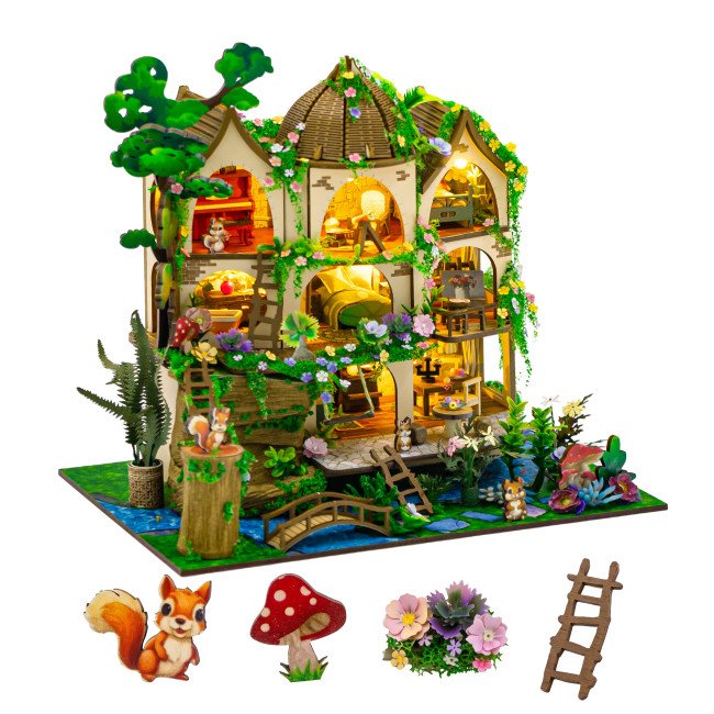 Miniatuurhuis Bouwpakket Medium - Boskasteel