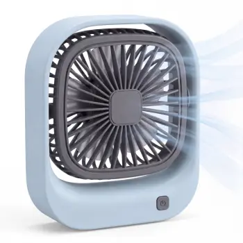 Draagbare Bureauventilator - Blauw