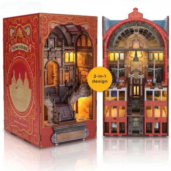 Book Nook Bouwpakket - Spoorwegkathedraal - Dubbelzijdig