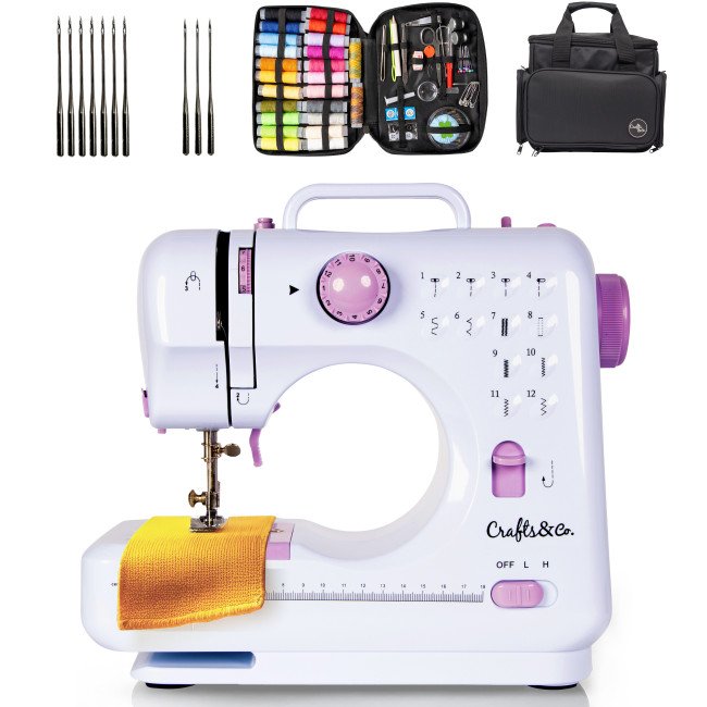 Naaimachine voor Beginners - Mega Combideal met Tas, Naai- & Naalden set