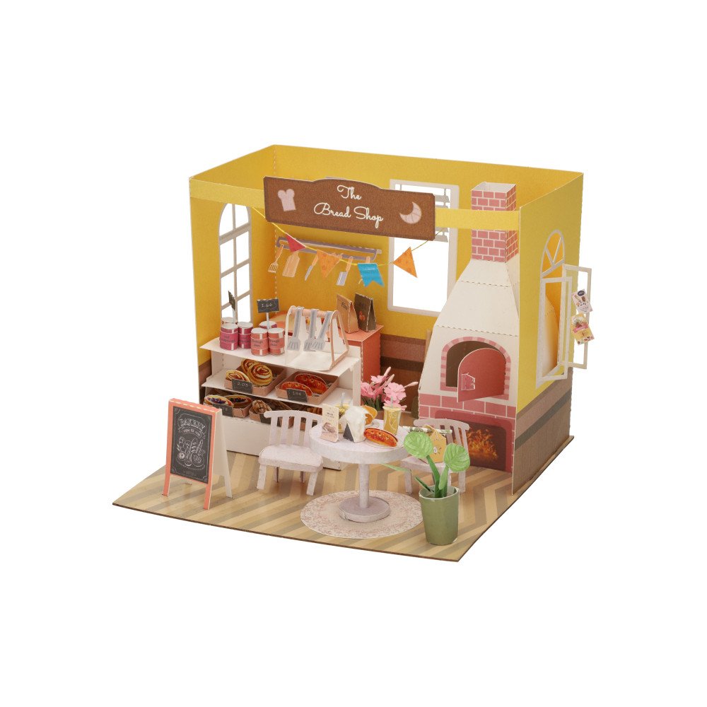 Miniatuur Bouwpakket Papier - Broodwinkel