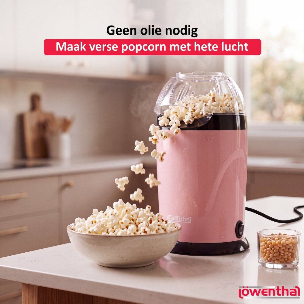 Popcornmachine - Roze