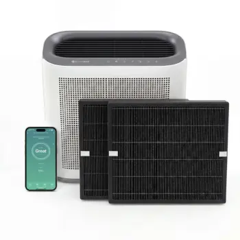 Slimme Luchtreiniger XL met App - Combideal met 2x HEPA filter