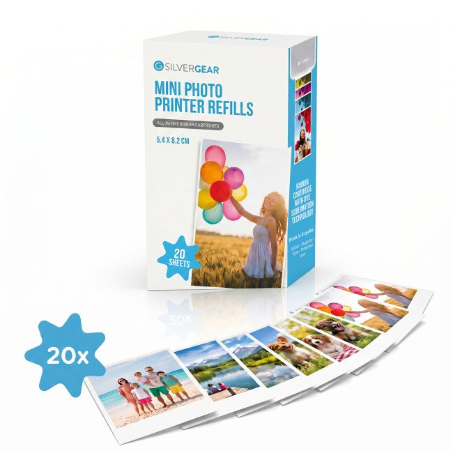 Navullingen Mobiele Fotoprinter - 20 Fotovellen