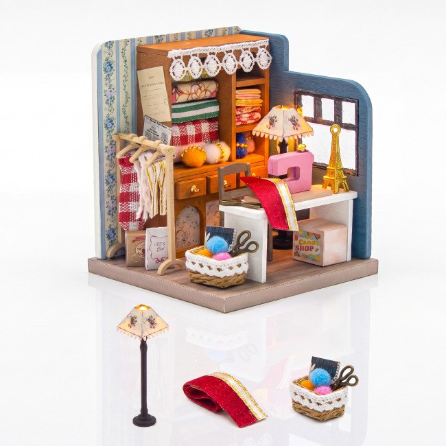 Miniatuurhuis Bouwpakket Medium - Naaiatelier