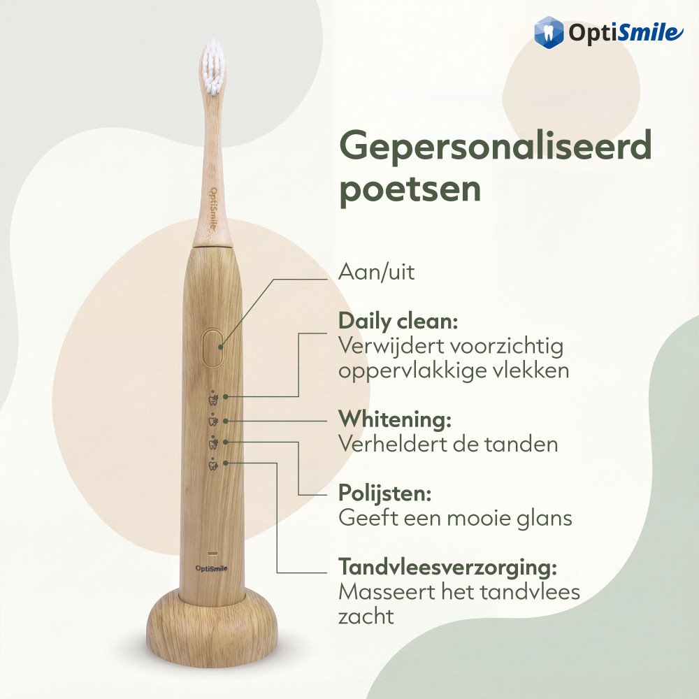 Elektrische Tandenborstel met Bamboe-look