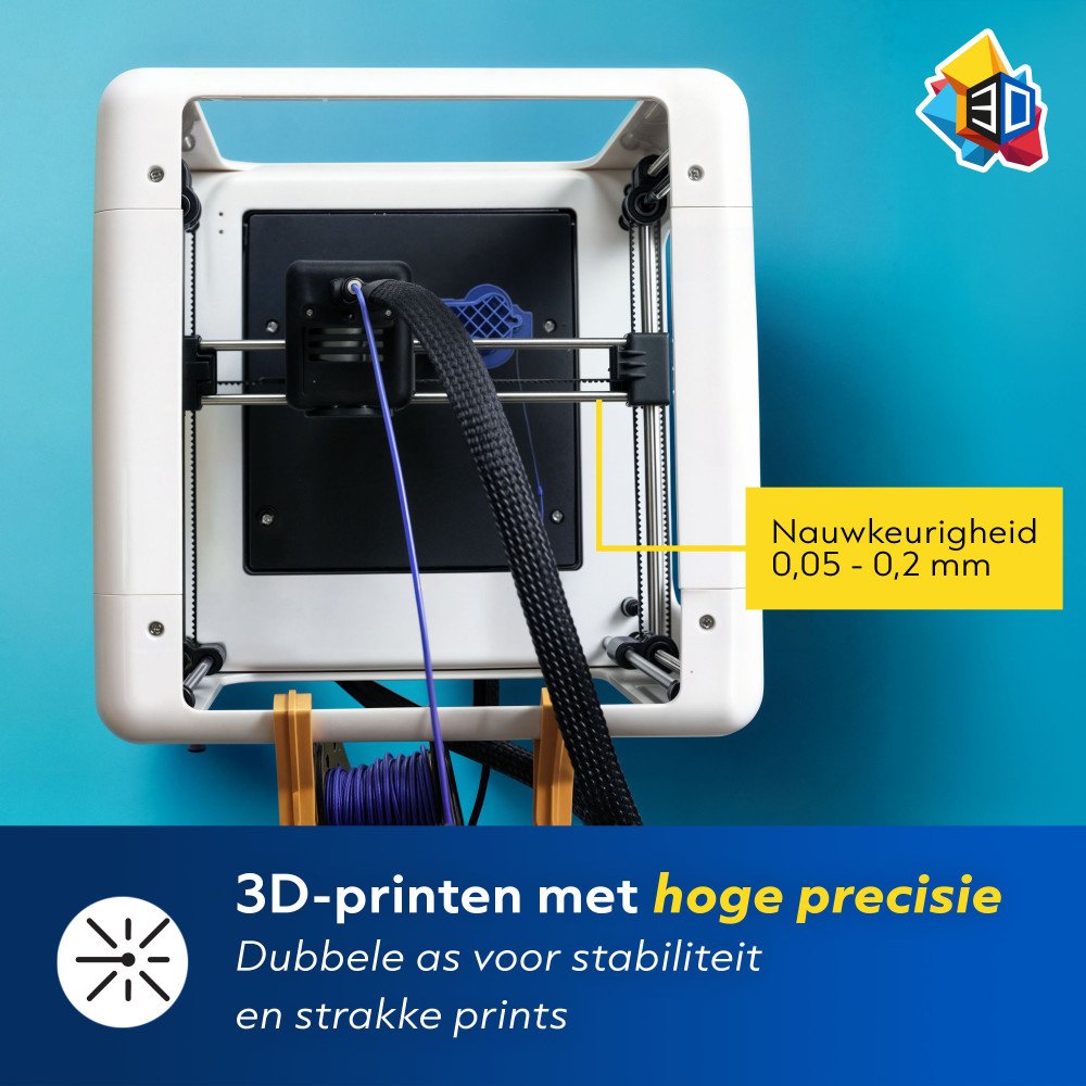 3D-Printer Nano - Combideal met PLA Filament Pakket - 6 Kleuren