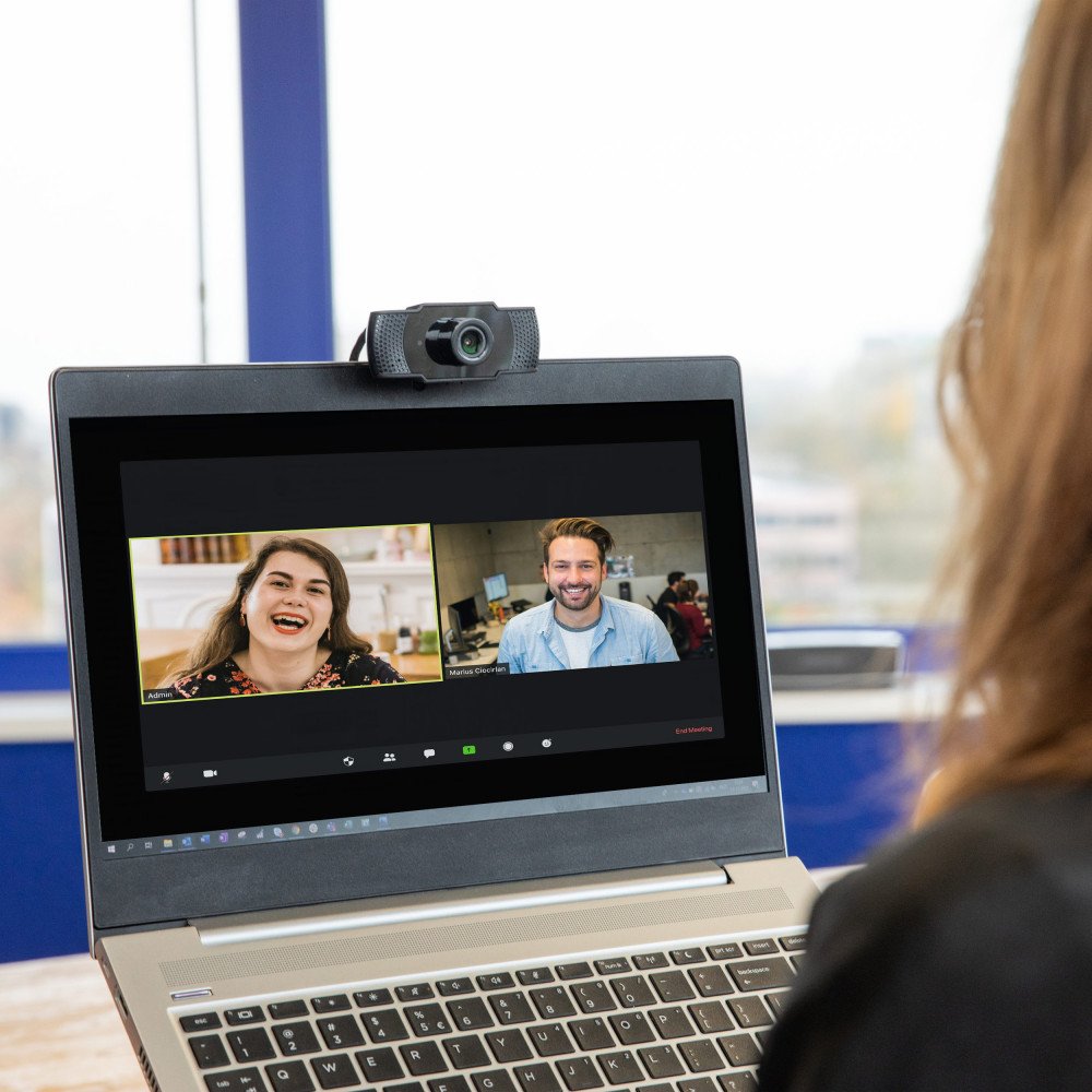 HD Webcam 1080P - Zwart