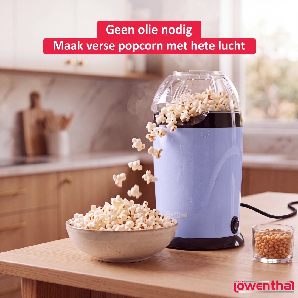 Popcornmachine - Blauw