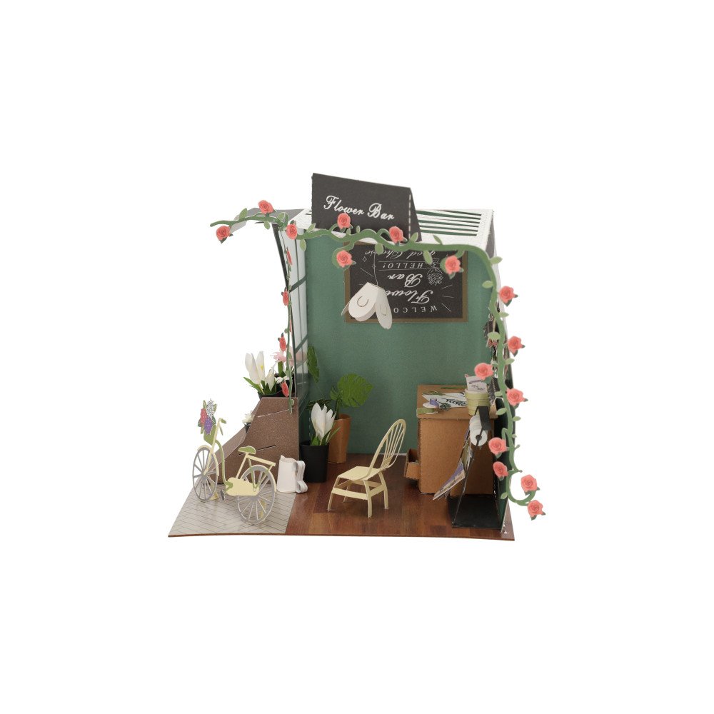 Miniatuur Bouwpakket Papier - Bloemenbar