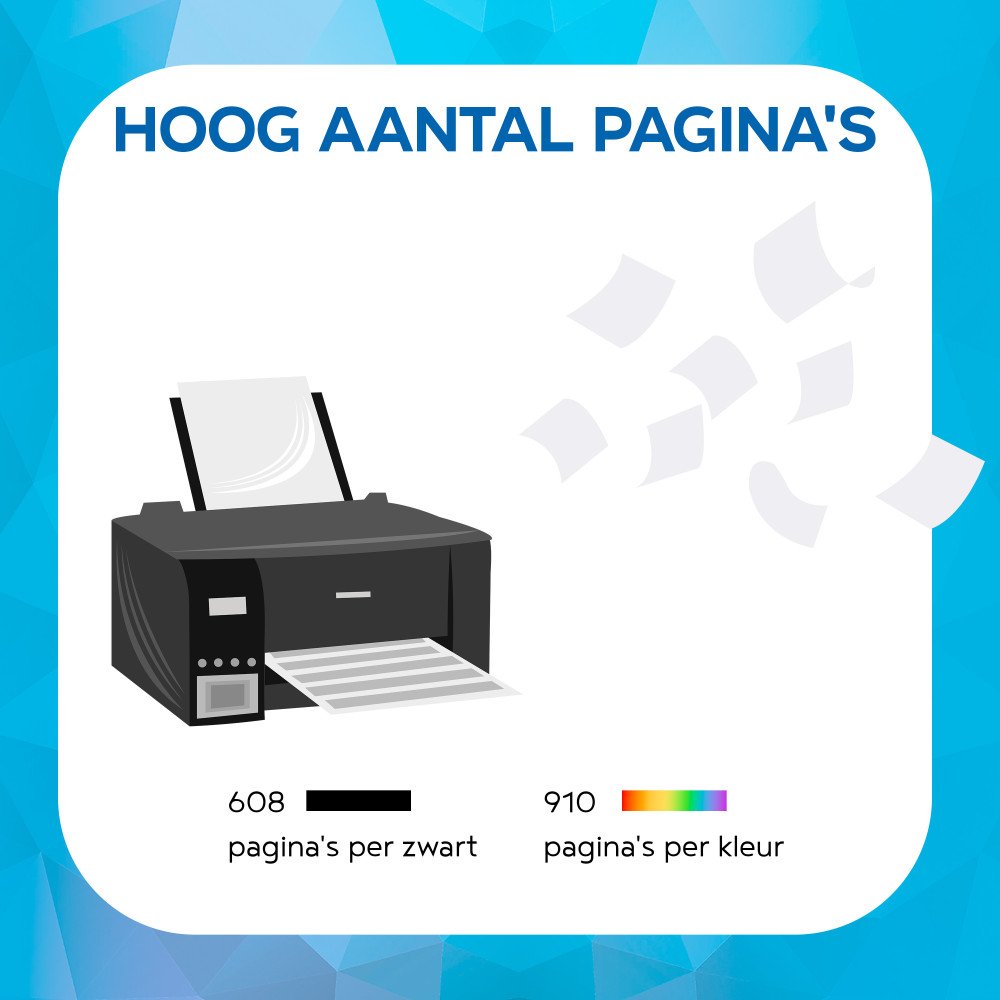 Inkline HP 62XL Inktcartridges - 2-pack