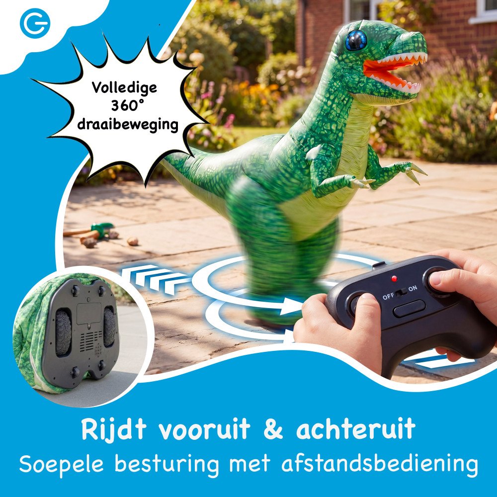 Opblaasbare RC - Dinosaurus